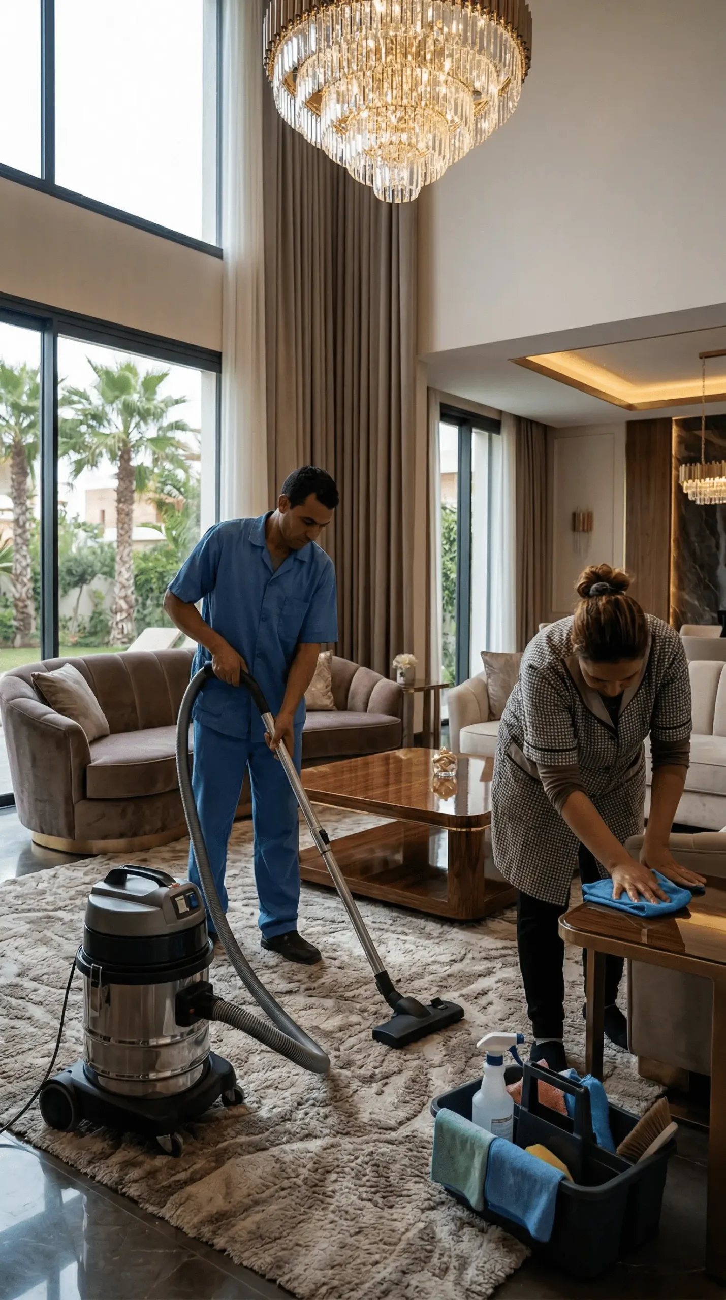 Équipe Clean Pro au travail